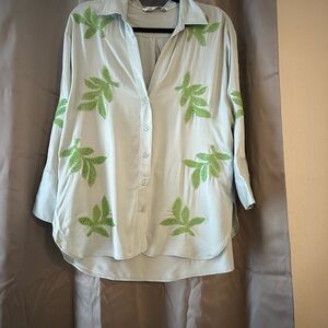 Zara Embroidered Women's Top